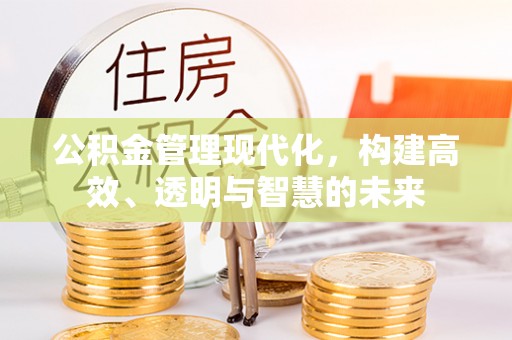 鹿寨公积金管理现代化，构建高效、透明与智慧的未来