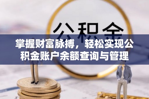 鹿寨掌握财富脉搏，轻松实现公积金账户余额查询与管理