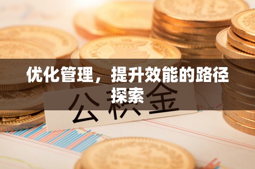 鹿寨优化管理，提升效能的路径探索