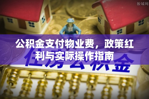 鹿寨公积金支付物业费，政策红利与实际操作指南