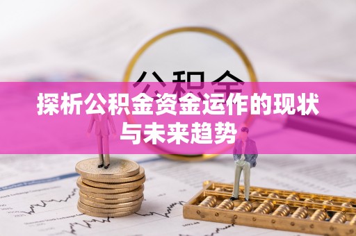 鹿寨探析公积金资金运作的现状与未来趋势