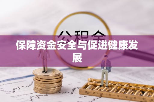 鹿寨保障资金安全与促进健康发展