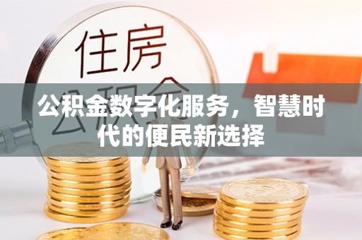 鹿寨公积金数字化服务，智慧时代的便民新选择