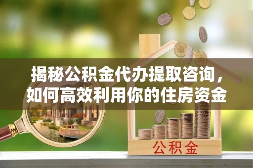 鹿寨揭秘公积金代办提取咨询，如何高效利用你的住房资金