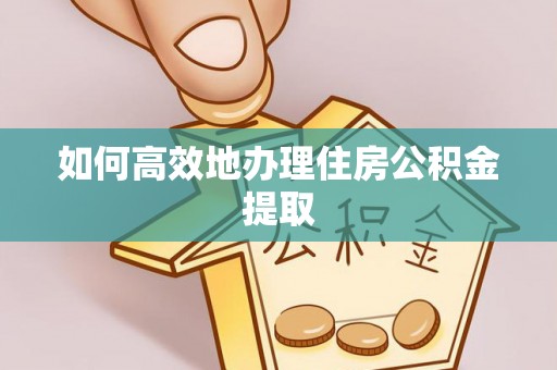 鹿寨如何高效地办理住房公积金提取